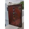 Seven Stone Chakra Leather Journal: Embossed Handmade Grimoire