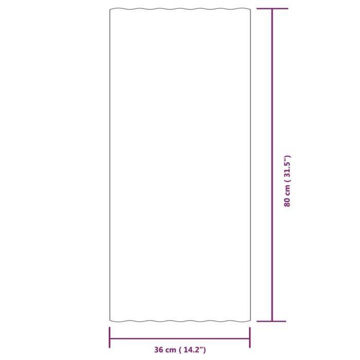 Panneaux de toiture en acier enduit de poudre gris 80x36 cm - VIDAXL