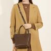 Leather Bucket Bag Textured Shoulder Bag Simple Shoulder Messenger Women's Bag