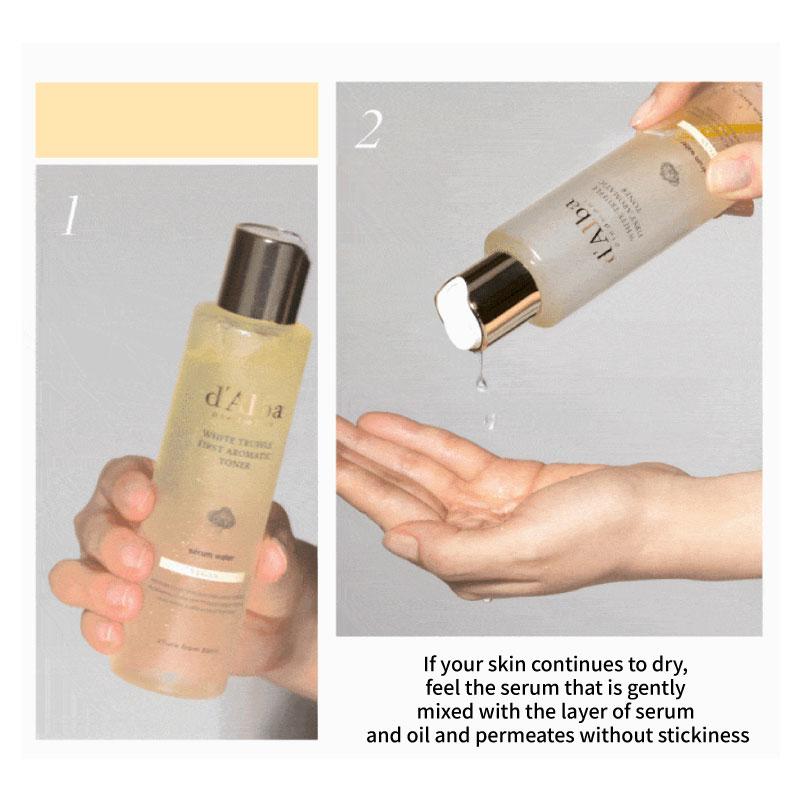 d'Alba White Truffle First Aromatic Toner 155ml Skin Essence Whitening Wrinkle Improvement Glossy Moisture Nutrition Soothing