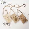 Straw Beach Bag Women Holiday Mobile Phe Shouder Bag Summer Tassel Mini Crossbody Purse for Lady Gril Travel By The Sea 2026