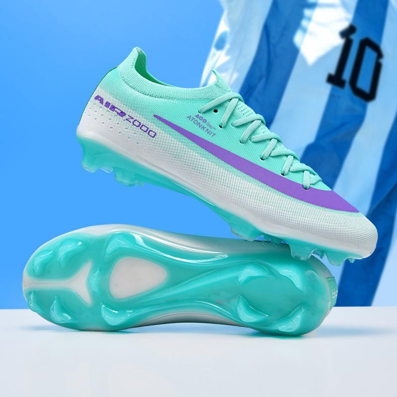 Scarpe da Calcio Unisex Flyknit Basse con Tacchetti TF & AG per Erba Sintetica