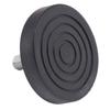 4pcs Black Furniture Leveling Feet M10 Thread Rubber Feet Bumpers  Noise Reduction