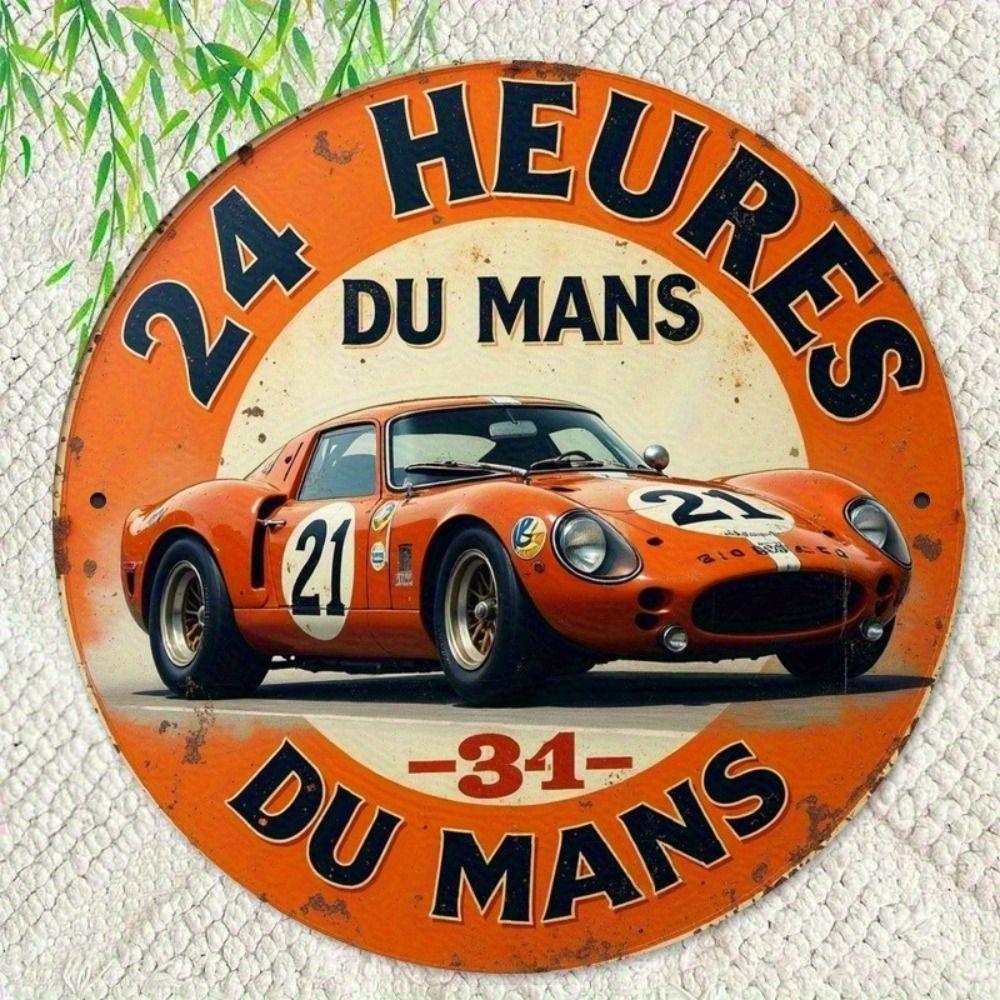 2D Flat Metal Wall Sign Decor