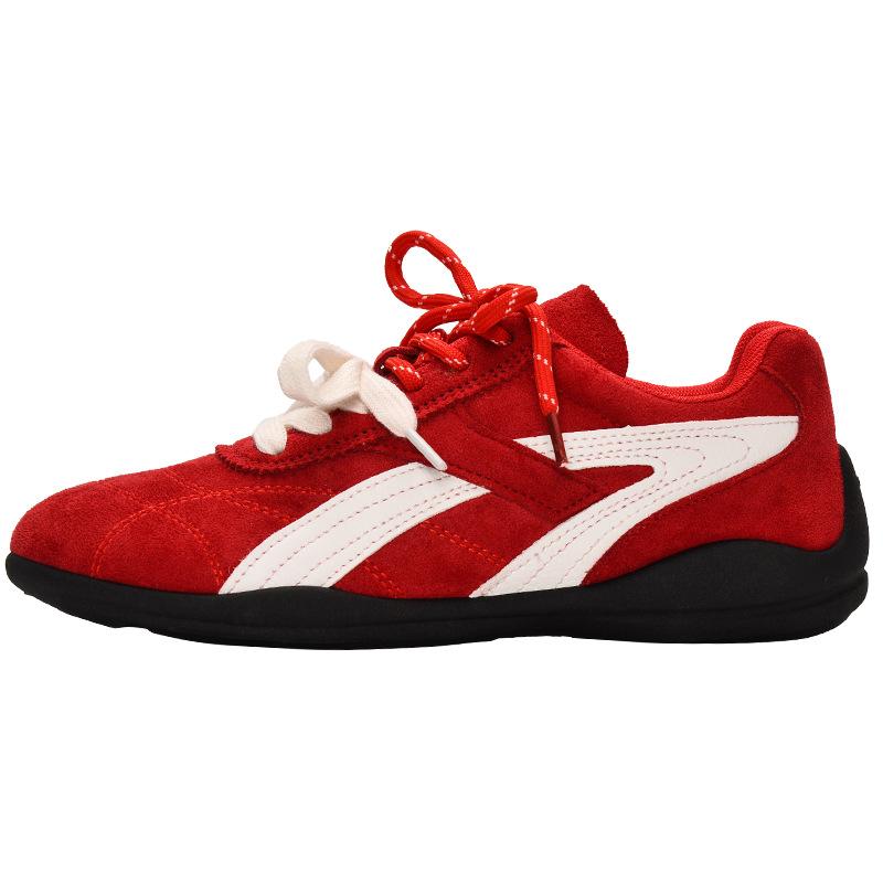 

Осенью в продаже новые товары, новые ретро удобные и универсальные спортивные и повседневные туфли на мягкой подошве 5656 40 красный