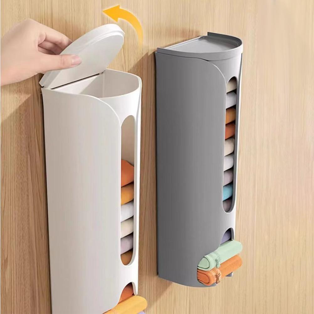 Underwear Storage Box Grocery Drawer Organiser Pull Out Kitchen Garbage Bags Holder For Storing Socks Ties Plastic Bag