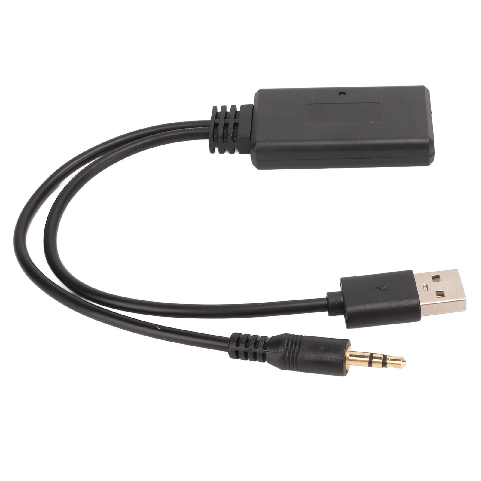 

Универсальный Bluetooth 5.0 приемник Автомобильный стерео аудио адаптер USB Aux кабель для автомобиля
