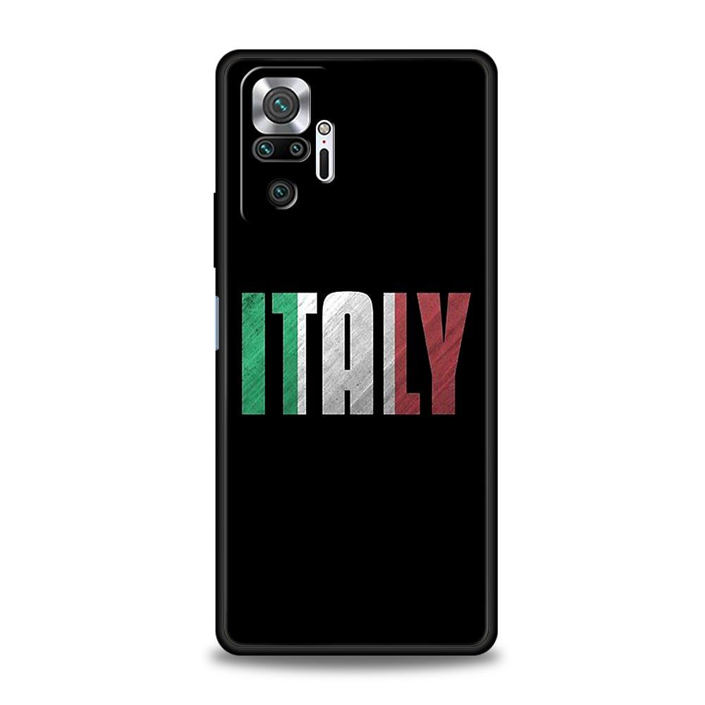 

ITALY Flag Phone Case For Xiaomi Redmi Note 13 12 5G 11 10 Pro Plus 4G 9S 9 8 7 9T 13C 12C 10C 9C 9A Soft Silicone Cover For Redmi Note 7