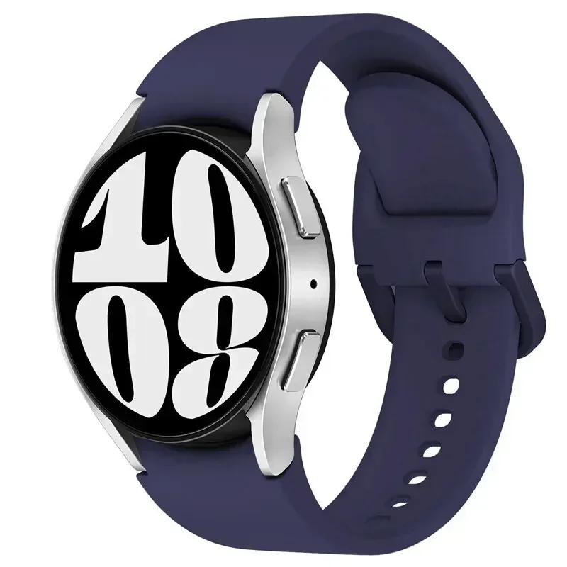 No Gaps 20mm Silicone Band for Samsung Galaxy Watch 7 6 4 Classic 42mm 46mm 43mm Strap for Galaxy Watch 4 5 Pro 6 Watchband