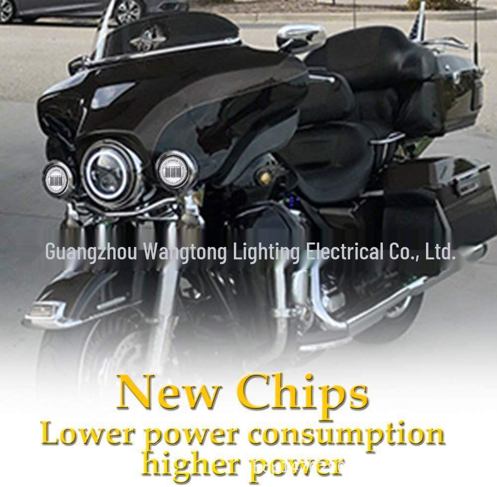 4.5-Inch Harley-Davidson 30W LED Fog Light with Turn Signal & Daytime Running Light