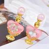 5 ml Herz Metall Leer Nachfüllbar Parfümöl Attar Flasche Glasbehälter Geschenk Heimdeko Hochzeitsgeschenke
