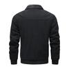 Men's Cashmere Jacket with Added Velvet, Corduroy Thick Plus Size Cotton Coat, Cotton Jacket