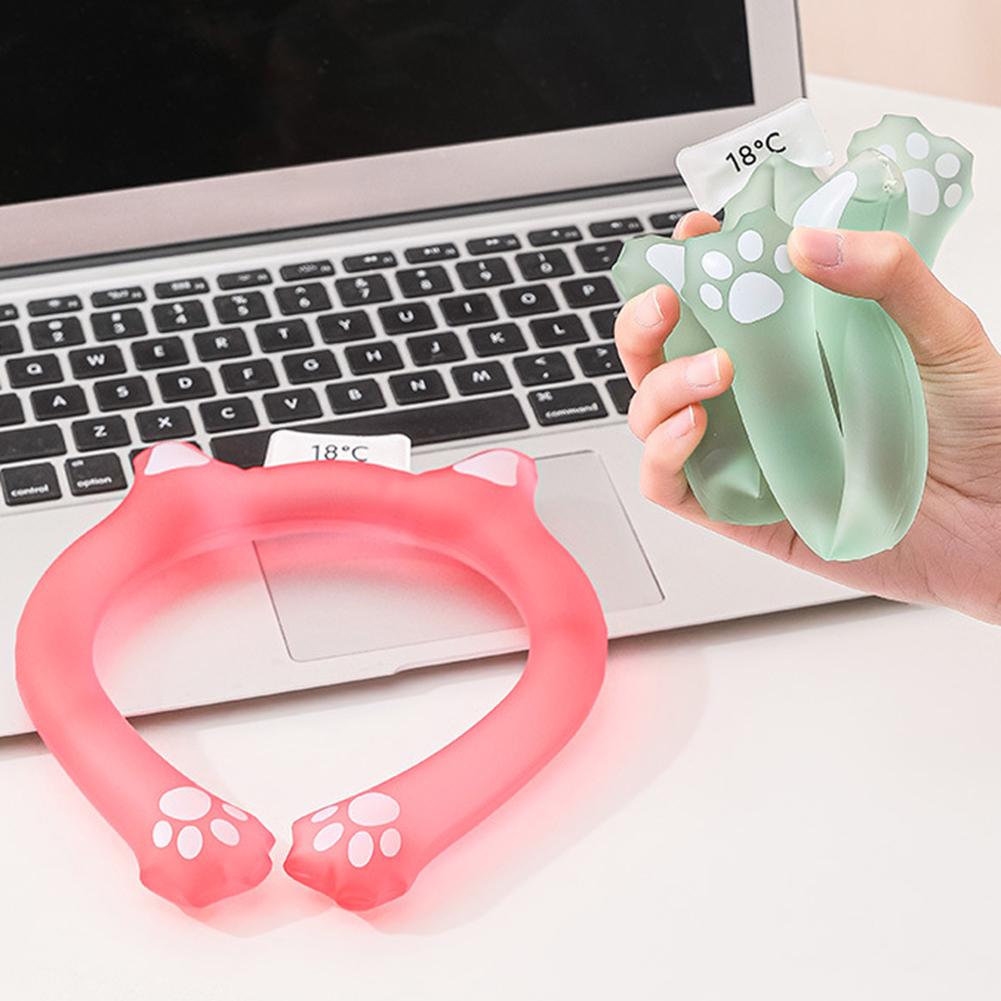 Neck Cooler Summer Cooling Neckband Reusable Icy Cooling Neck Tube Portable Outdoor Sports Lasting Cool Neck Cooler for Summer