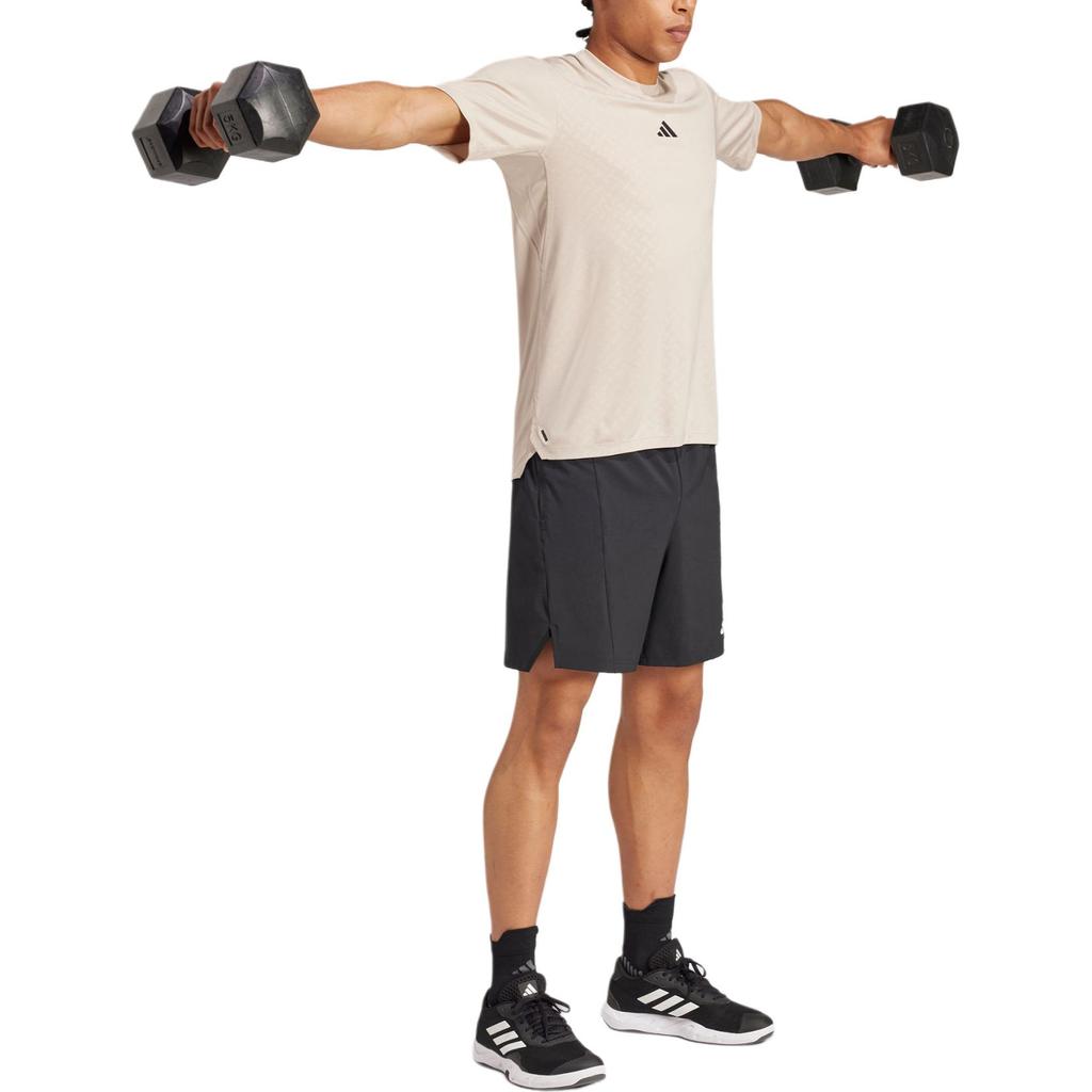 New Adidas T Shirt Men's Light Umber IX9094