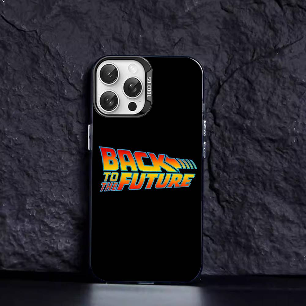 Back To The Future Phone Cases For IPhone 17 16 15 14 13 12 11 Plus Pro Max Pro Color Matte Cover
