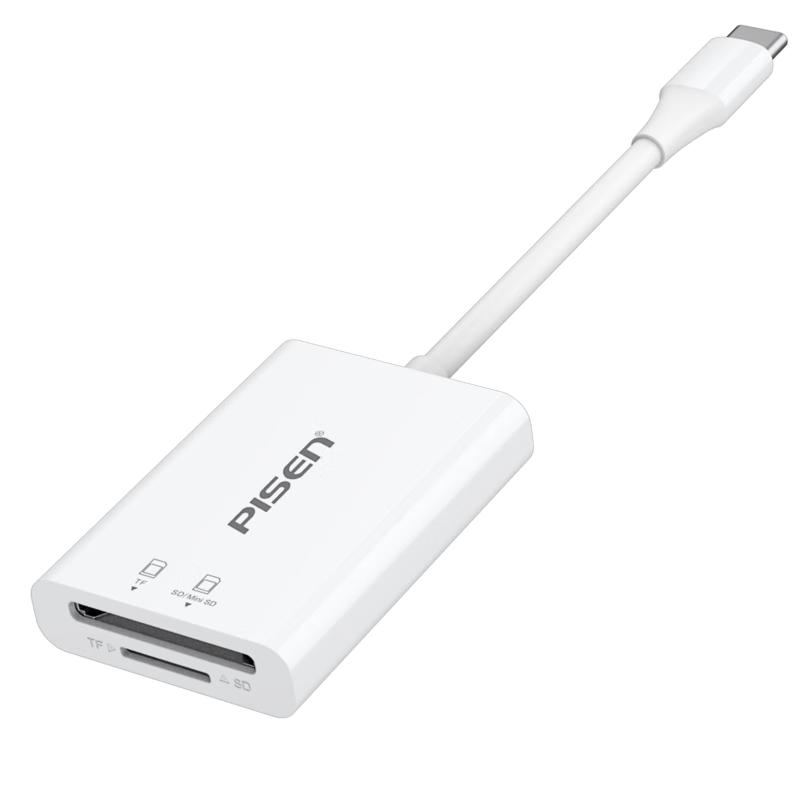 Pisen Type-C High-Speed SD/TF 2-in-1 Card Reader