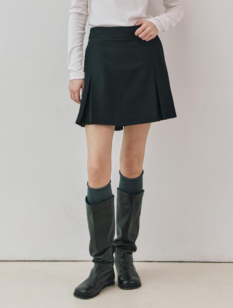 CLUNY Wool Skirt Pants - Black
