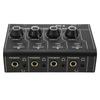 Headphone Amplifier Splitter 4 Channel Stereo Output RCA Input Mini Switcher