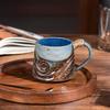 320ml Ceramic Mug Creative Tea Coffee Cup Spiral Hemp Rope Vintage Office Mug Water Cup Household Decoration Handmade Gift Mug
