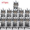 MOC Creative Medieval Game Valley Kinghts Ailin Guard Figures Warrior Armored Soldiers Army Weapons Helmet Blocks Bricks Toys