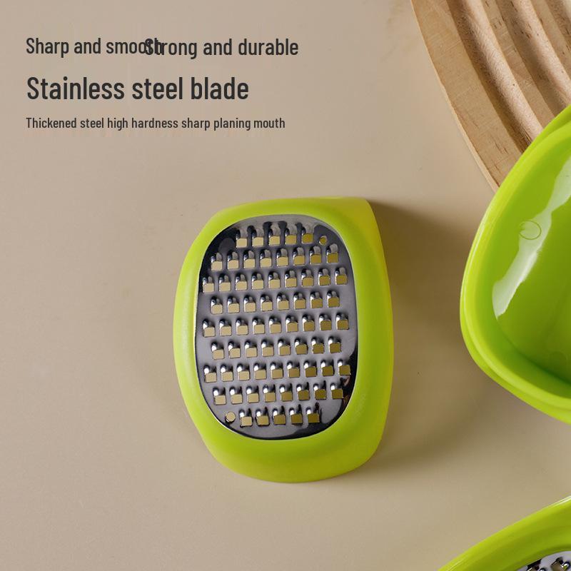 Stainless Steel Multi-functional Ginger Grater & Garlic Press - Vegetable & Carrot Shredder