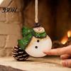 Festive Wooden Ornaments for Holidays 16/24/32Pcs Christmas Ornaments, Flying Angels Decorations, Santa Claus Rustic Xmas Party Supplies Holiday