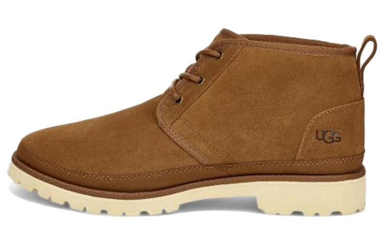 Мужские ботинки UGG из нубука, нескользящие, до щиколотки, на шнуровке 1106669-CHE 44.5