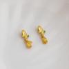 Gold-Plated Oil-Drip Leaf Clasp Jade Necklace Connector Accessory
