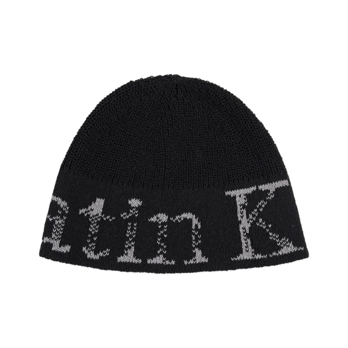 Matin Kim Cracked Logo Light Bucket Beanie Black ONE SIZE