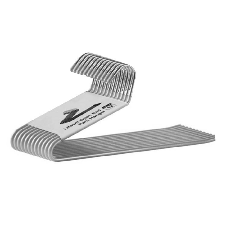 

12 Pack Strong and Durable Plastic Hangers Non Slip Rubber Coating S-Type Hanger серый