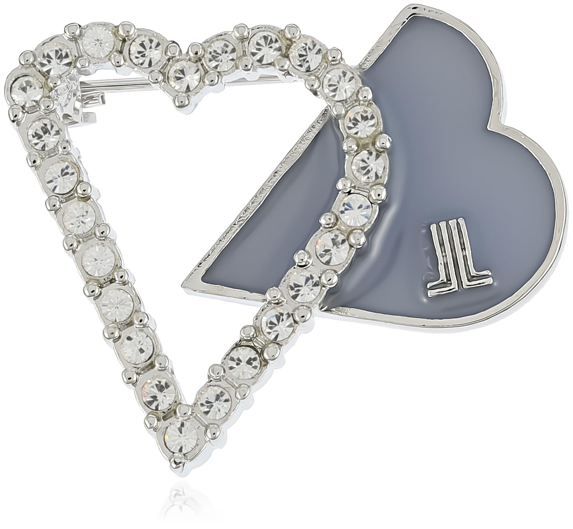 

on Sesampa LANVIN Heart Motif Brooch LAMV0959 XB [Lanvin Blue] срібний