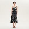 Veromoda Women's 2025 Spring Printed A-Line Midi Dress