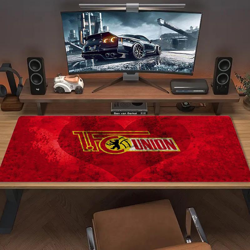 1.FC Union Berlin Print  Cushion Non-slip Laptop Tablet Big Mousepad XXL Mat Mini PC Playmat With Lock Edge