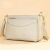 Genuine Leather Women's Single-shoulder Bag Summer Top-grain Cowhide Simple Small Square Bag Crossbody Bag