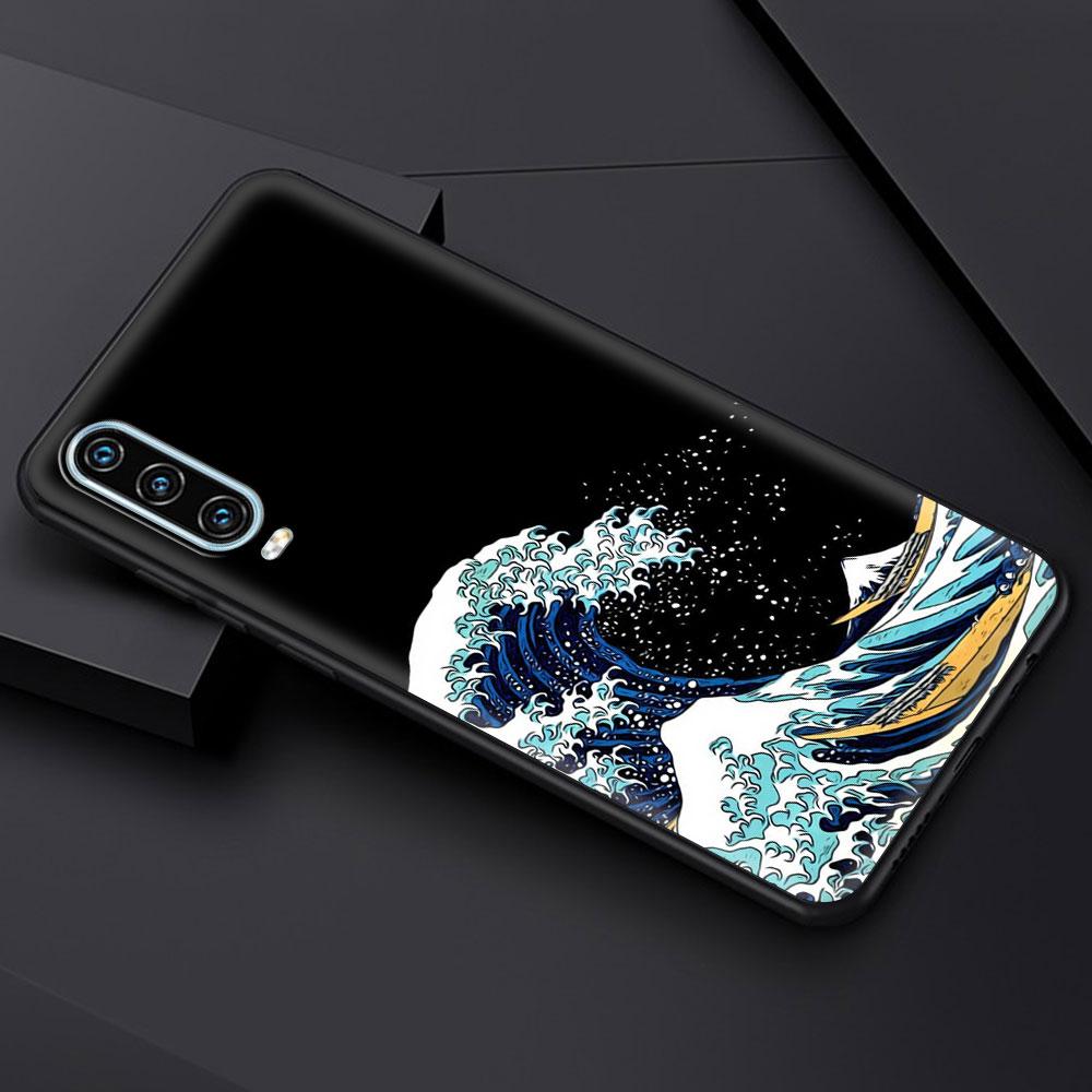 

Золотой Great Wave Kanagawa Surf для Huawei P30 Lite чехол для Huawei P50 Pro P20 P40 Lite EP Smart Z 2021 Y6p Y9s Y7a 2019 чехол P smart 2021