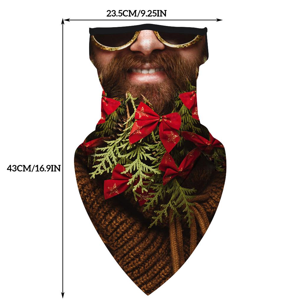 Weihnachten Halbgesichtsmaske Unisex Sturmhaube Bandana Nackenwärmer Schlauchschal Kopfbedeckung