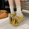 Retro Versatile Outdoor Baotou Lace Up/on Women's Slippers 2025 New Fashion High Quality Solid Flat with Casual Slippers Women