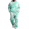 Men's Hoodie and Sweatpants Set with Elastic Waist, Casual Two Piece Outfit