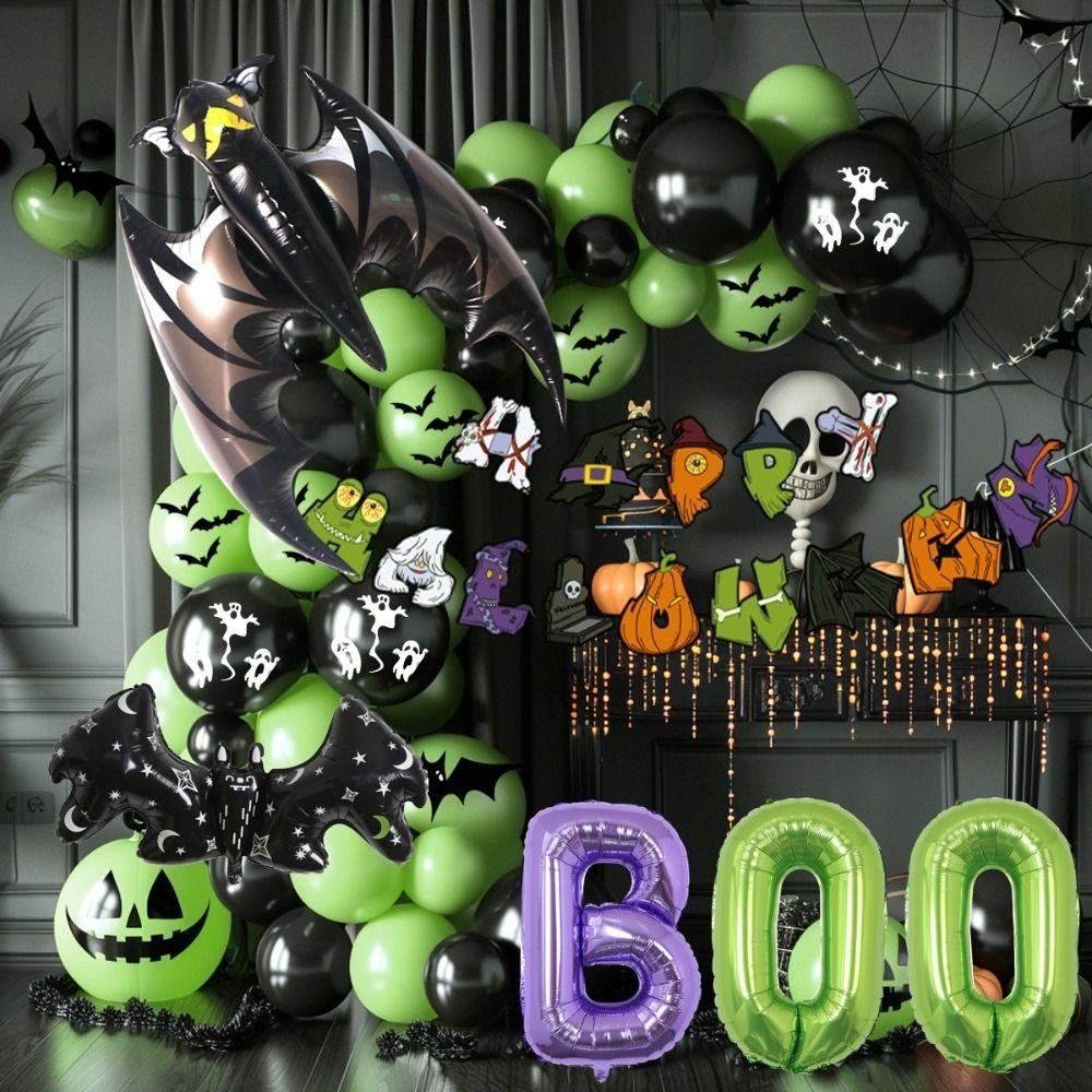 

Красочные конфетти воздушный шар арка набор Хэллоуин фон украшения дома