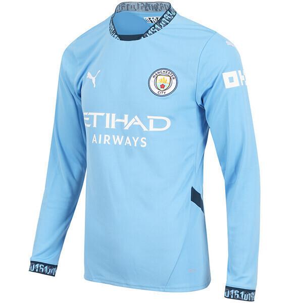 Puma Manchester City 2024 25 Home Ls Jersey Man City Long Sleeve Jersey