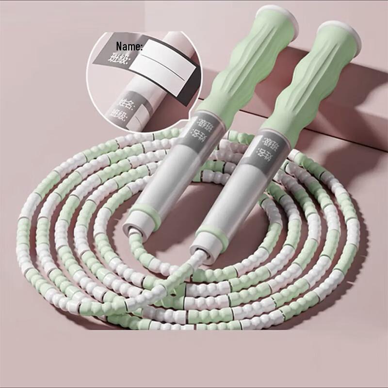 Children s Adjustable Tangle-Free Bamboo Section Jump Rope