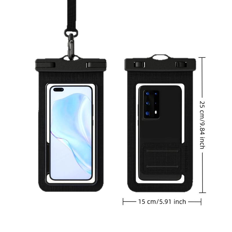 Waterproof Phone Case Pouch Universal Screen Compatible Swimming Underwater Phone Bag Touch Neck Hanging Rafting Diving Pouch