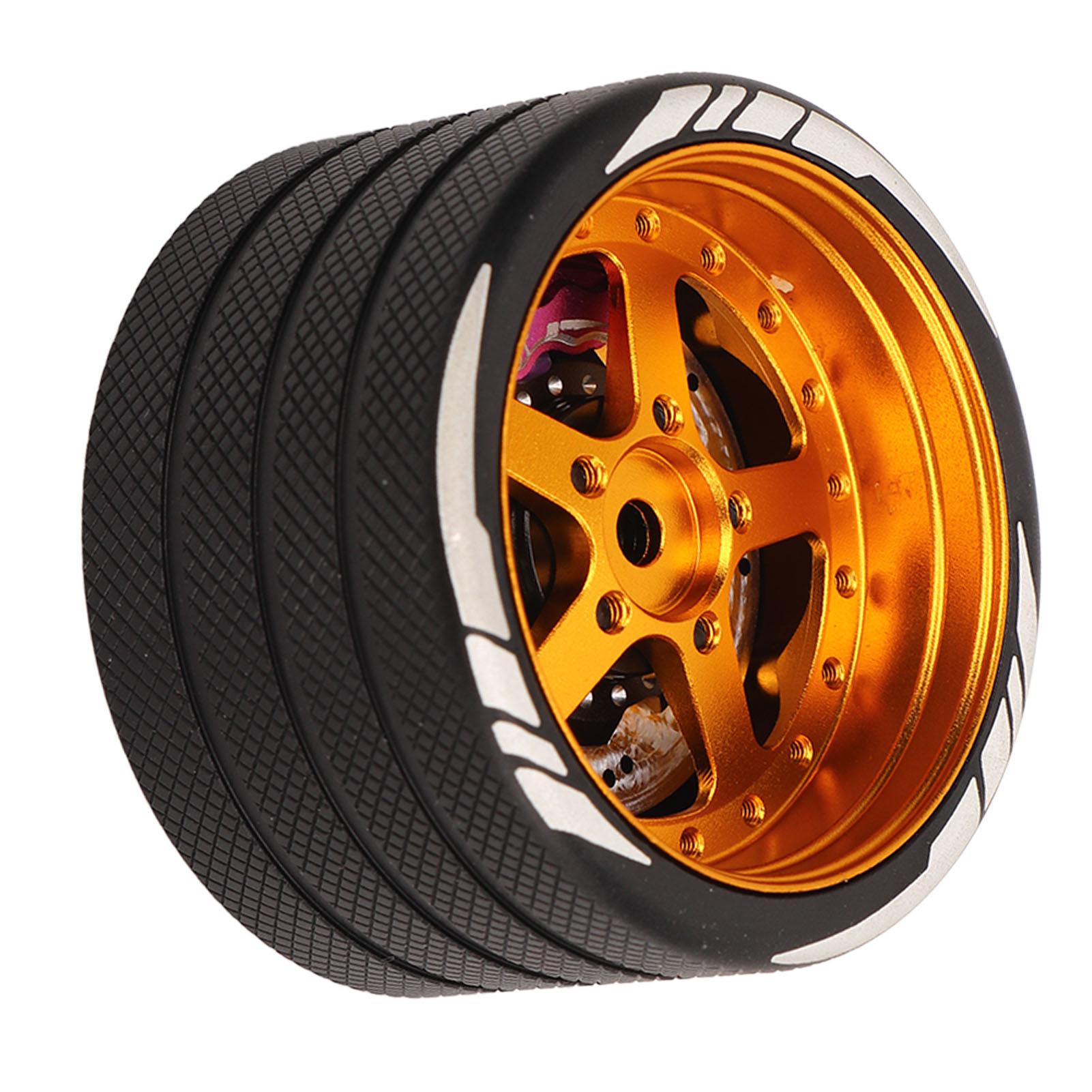 

RC Transmitter Steering Wheel Aluminum Alloy Trigger One Handed Control Adapter for FLYSKY NB4 RC золотий