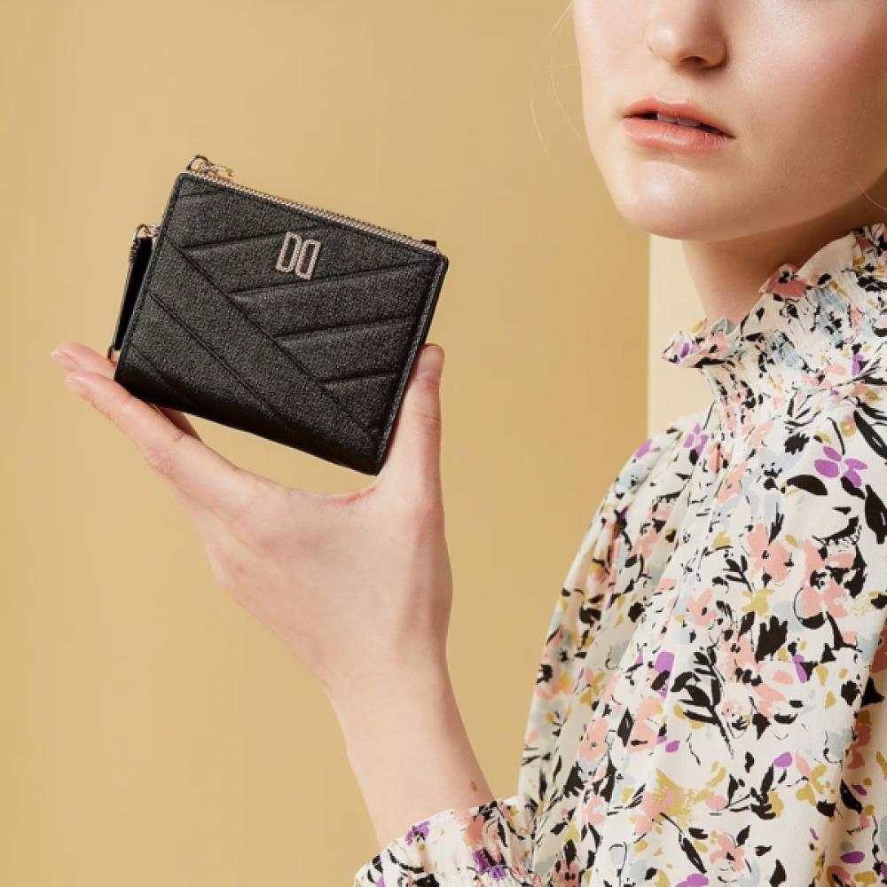 

Daks Black Carlisle Pattern Gold Dd 2 Zip Wallet Dcwa6f417bk Single option