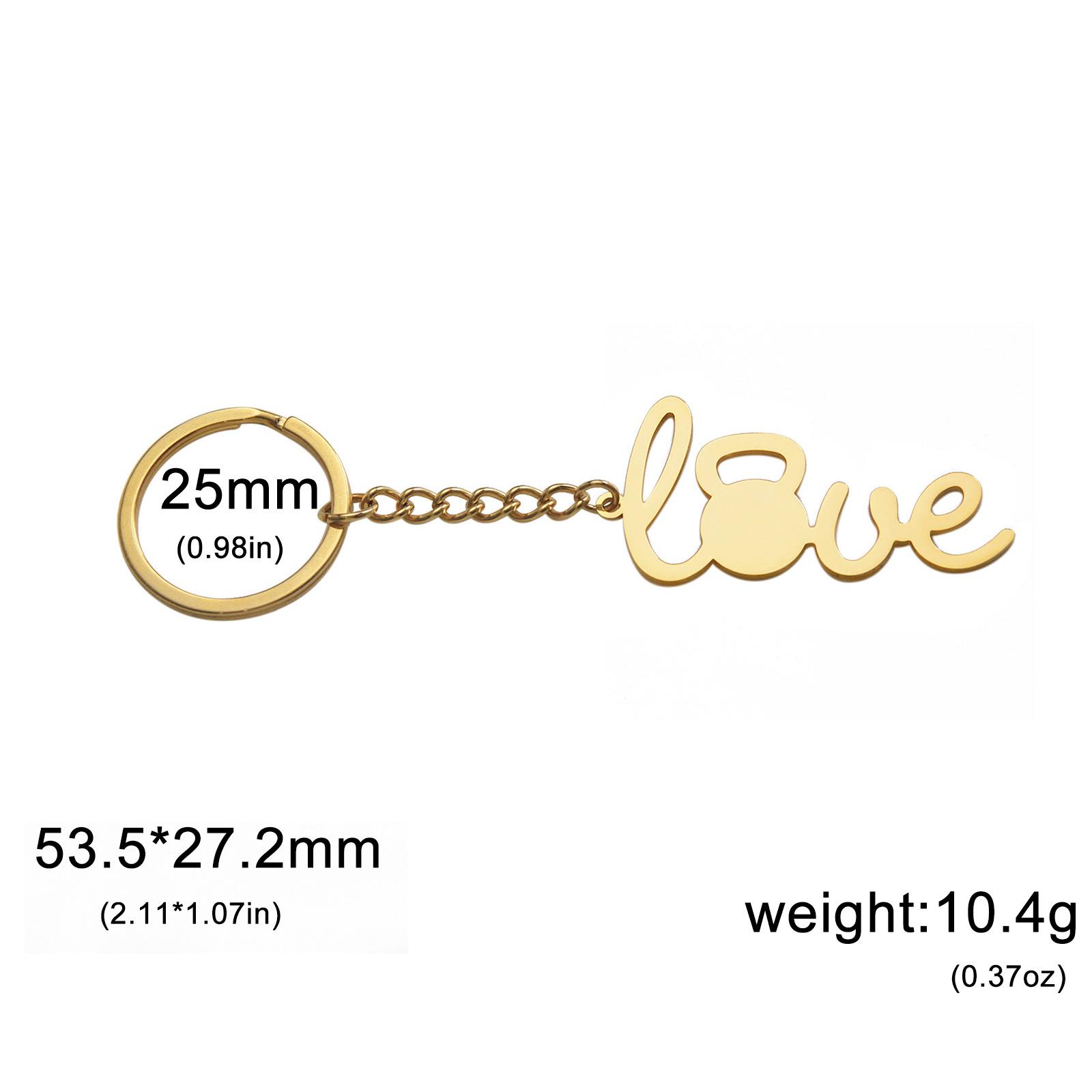 

Брелок для ключей Love Style, брелок для ключей, золотые тона, брелки для женщин золотой