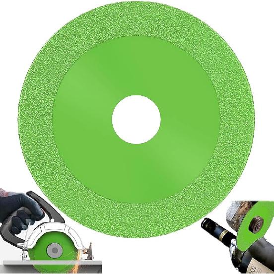 1/5Pcs Glass Cutting Disc 4 Inch Diamond Circular Saw Blade Wear Resistant Tile Cutting Wheel Angle Grinder Accessories for Jade Crystal Wine Bottle