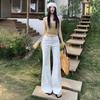 American-Style Low-Rise Stretchy Micro-Flare Jeans for Women - 2026 Spring Collection, Loose Fit Bell Bottoms
