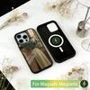Girl Art Painting Phone Case For iPhone17,16,15,14,13,12,11 Plus,Pro Magnetic with Magsafe Wireless Charging