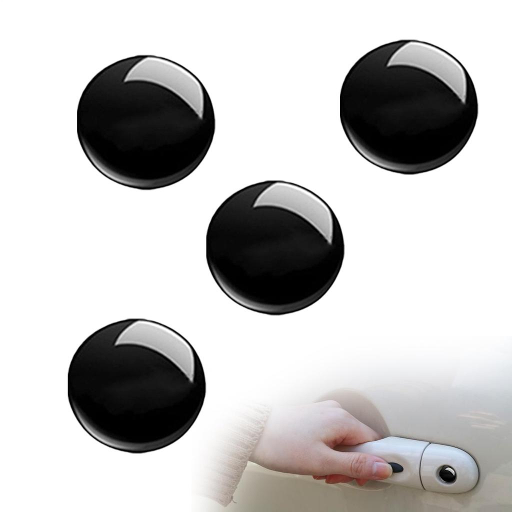 Exterior Door Key Cover, Door Lock Cover, Anti-Blocking Car Keyhole Protector Decoration, 4 Pcs,