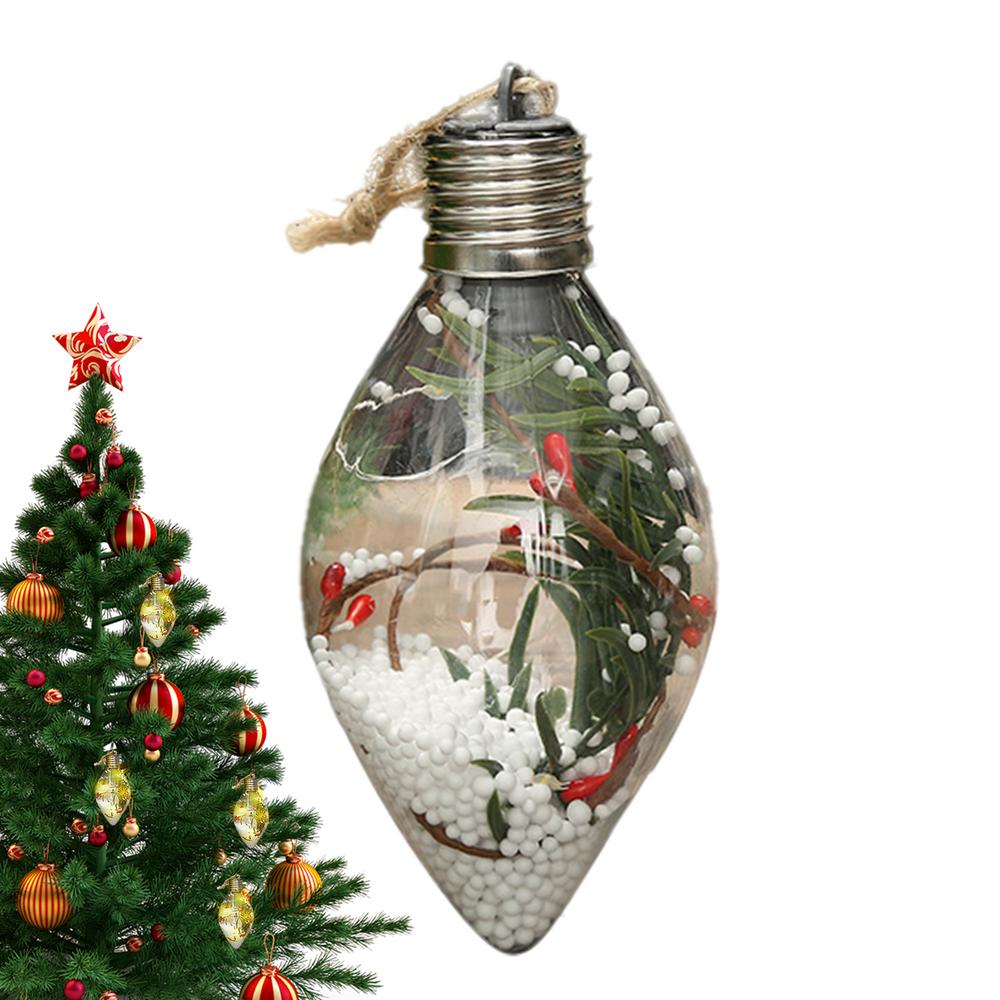 

Рождественские шары, уникальные фигурные снежные шарики, подвесные украшения для вечеринок, украшения для праздников, домашний декор для 6.5x6.5x13cm